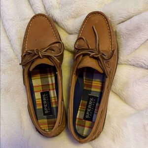 Sperry Women's Tan Leather Loafers